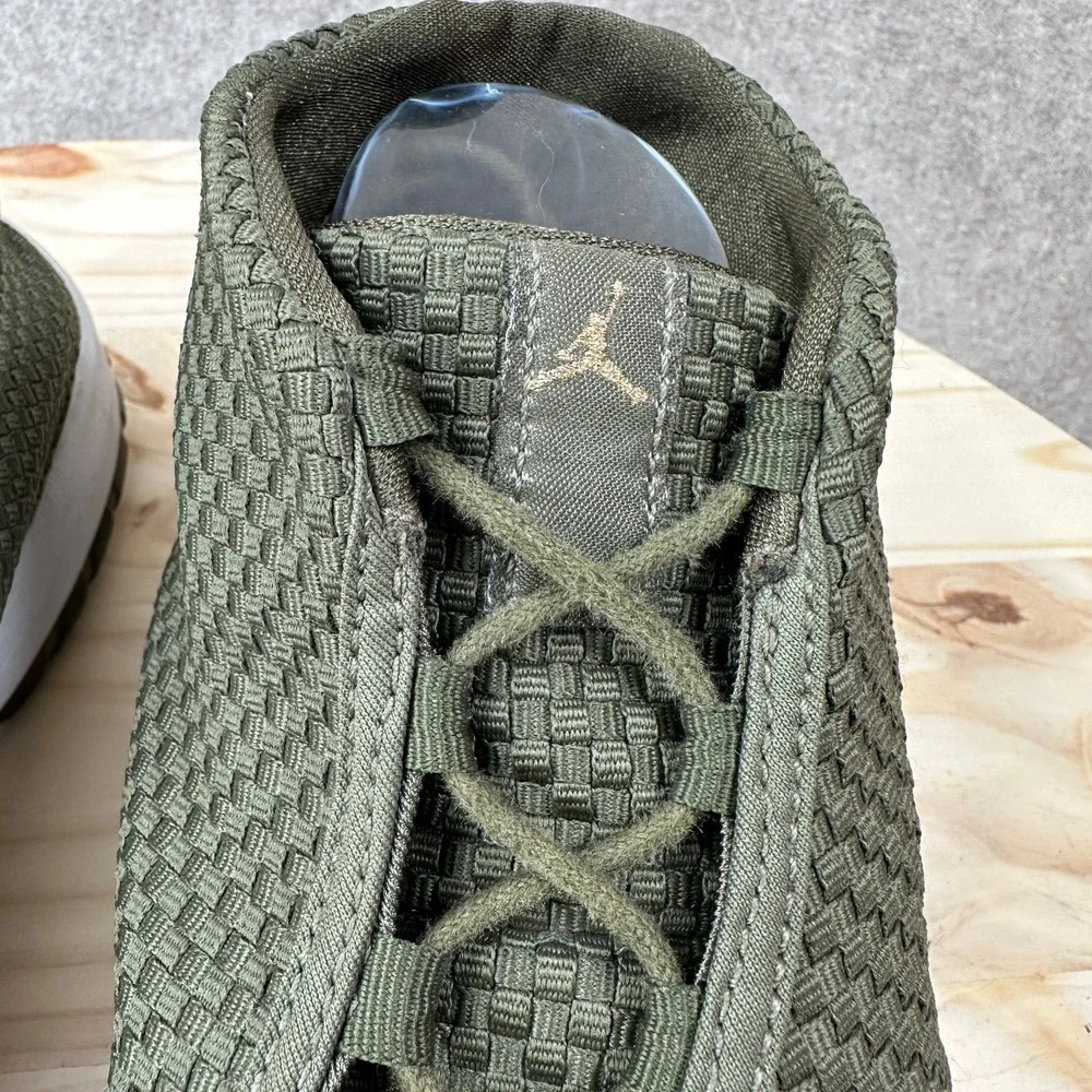 Air Jordan Future Iguana Green‎ 656503-201 Mens 2014 Rare Woven Sneakers SZ 15